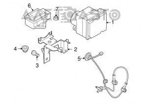 Senzor de viteză de viraj Mazda CX-7 06-09