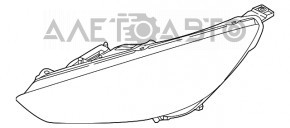 Far stânga față asamblată Ford Focus mk3 15-18 restilizată LED DRL luminoasă