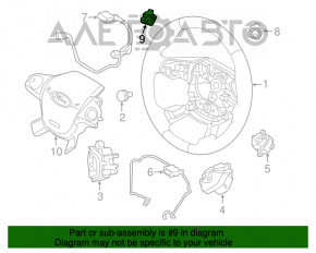 Maneta volanului stânga Ford Focus mk3 15-18 restilizat