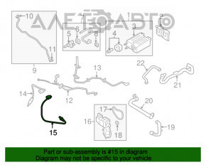 Лямбда-зонд второй Ford Escape MK3 17-19 1.5T