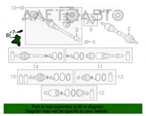 Suport intermediar pentru arborele cu came Mazda 6 13-21 2.5 automat