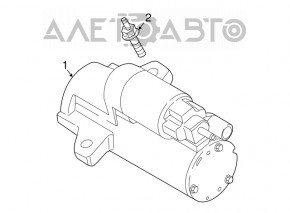 Стартер Ford Edge 15-18 2.7T