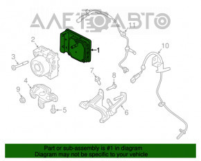 ABS АБС Ford Edge 15-18 AWD