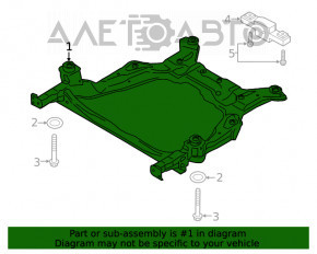 Подрамник передний Ford Edge 15- 2.0T