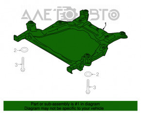 Подрамник передний Ford Edge 15- 2.7T 3.5