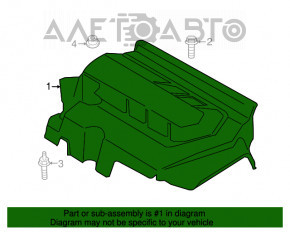 Capacul motorului Ford Edge 15-18 2.7T