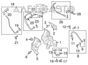 Turbina Ford Fusion mk5 17-20 2.0T