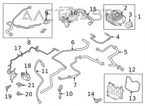 Supapa sistemului de vid Ford Edge 15-18 2.0T