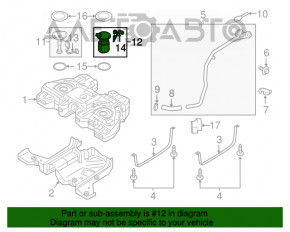 Топливный насос бензонасос Ford Edge 15-21 2.7T FWD