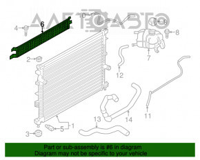 Grila radiatorului de racire Lincoln MKX 16- 3.7