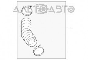 Conducta de aer Lincoln MKX 16- 2.7T de la filtru