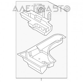 Поддон багажника правый Lincoln MKX 16-