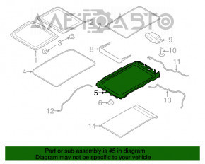 Mecanismul de deschidere a portbagajului pentru Lincoln MKX 16-