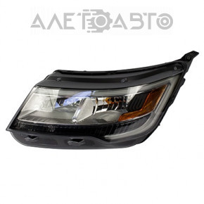 Far dreapta față asamblată Ford Explorer 16-19 restilizat, halogen + LED, luminoasă, pentru polizare.