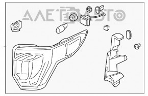 Lanterna dreapta Ford Explorer 16-19 nivel 1