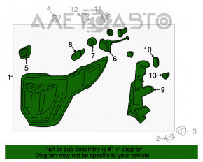 Lanterna dreapta Ford Explorer 16-19 nivel 1