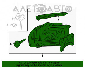 Spuma de polistiren pentru Ford Explorer 16-18.