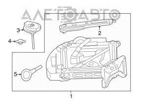 Spuma de polistiren pentru Ford Explorer 16-18.