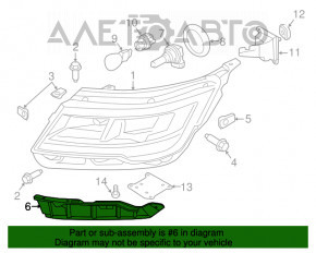 Suport faruri dreapta jos Ford Explorer 16-19 nou OEM original