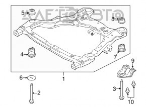 Bara de protecție față pentru Ford Explorer 13-19 sport