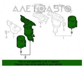 Colector de evacuare frontal cu catalizator pentru Ford Explorer 16-19 3.5