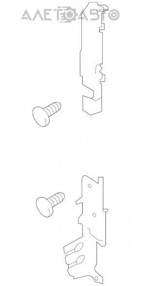 Deflectorul radiatorului dreapta pentru Ford Explorer 16-19 cu control de croazieră.