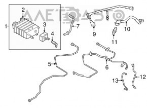 Sonda lambda spate pentru Lincoln MKX 16- 3.7