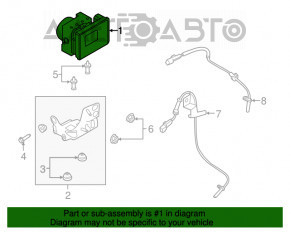 ABS АБС Ford Fusion mk5 13-16 hybrid