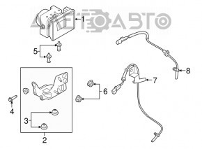 ABS АБС Ford Fusion mk5 13-16 hybrid