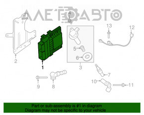 Блок ECU компьютер двигателя Ford Explorer 16-19 3.5