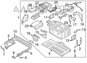 Verificarea bateriei Ford C-max MK2 13-17 energi