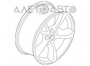 Диск колесный R18 Ford Mustang mk6 15- тип 2