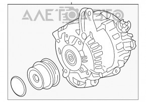 Generatorul Ford Mustang mk6 15- 2.3T 175A