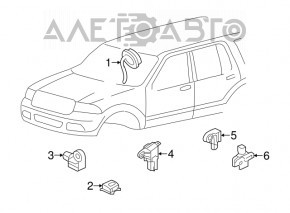 Датчик подушки безопасности передний левый Ford Transit Connect MK2 13-