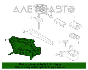 Домкрат Ford Mustang mk6 15-