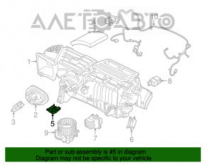 Актуатор моторчик привод печки кондиционер Ford Mustang mk6 15-