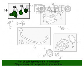 Корпус термостата Ford Ecosport 18-22 2.0