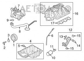 Colector de admisie Ford Mustang mk6 15- 3.7