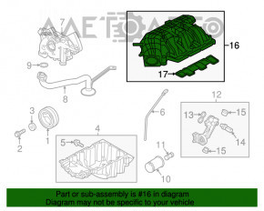 Коллектор впускной Ford Mustang mk6 15- 3.7