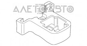 Spumă de polistiren sub instrumentul Ford Mustang mk6 15- ruptă