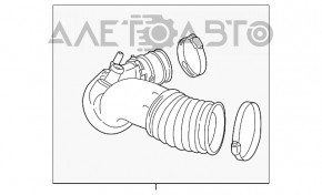 Воздуховод Ford Mustang mk6 15- 2.3T