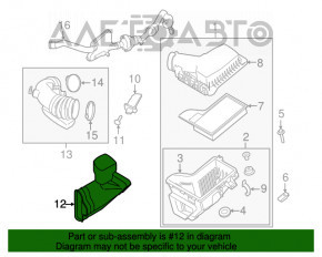 Receptor de aer Ford Mustang mk6 15- 3.7, 5.0