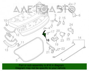 Capac portbagaj Ford Fusion mk5 13-20 nou OEM original