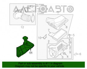 Воздухоприемник Ford Mustang mk6 15- 2.3T OEM