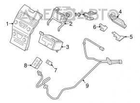 Magnetofon radio Ford Edge 15-22