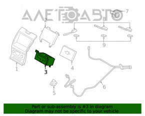 Магнитофон радио Ford Edge 16