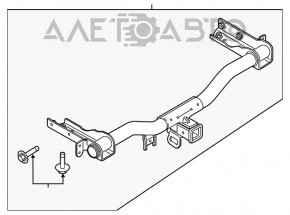 Bară de remorcare Ford Edge 15-18 fără mufă