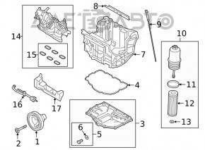 Коллектор впускной Ford Edge 15- 2.7T