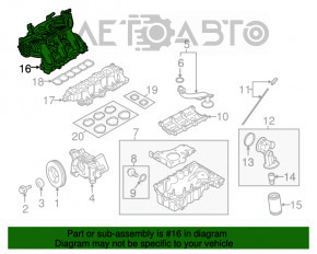 Colector de admisie Lincoln MKZ 13-16 3.7