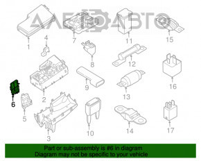 Placa de distribuție a bateriei Ford C-max MK2 13-18